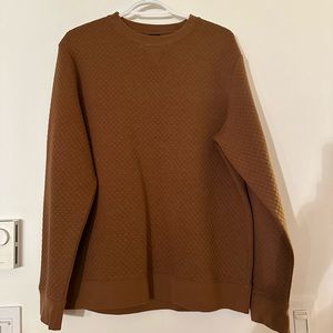 H&M men’s quilted crewneck sweatshirt, size medium